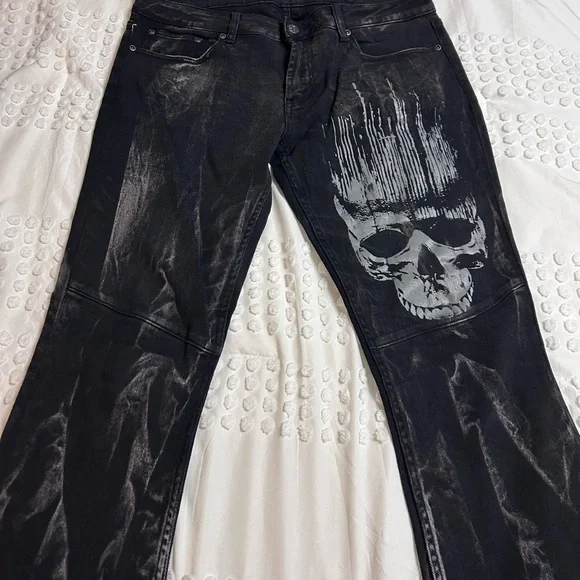Wornstar HeadHunter Black Denim Jeans - Picture 2 of 8